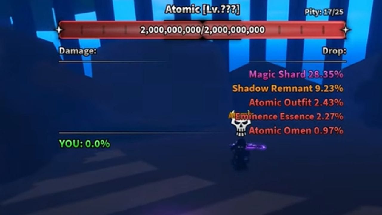 The Atomic boss (Image via Roblox)