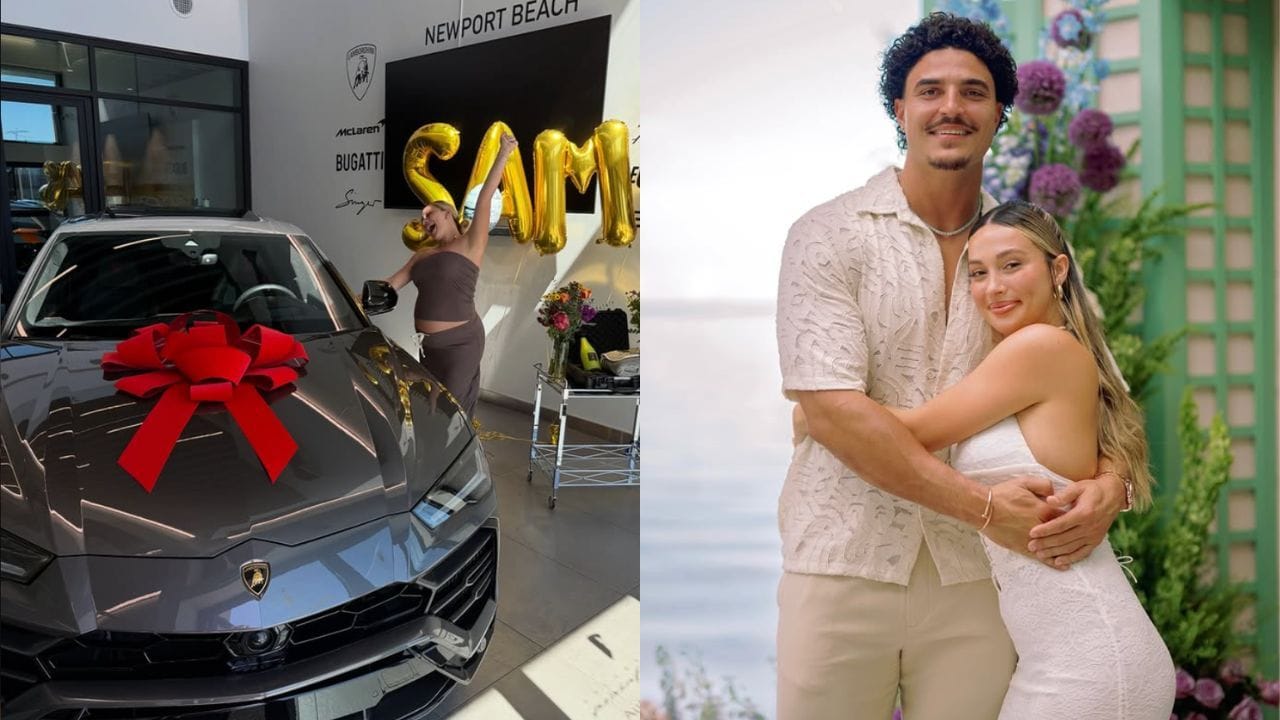 Phillips gives a lavish surprise to Samatha (Image via @shessosamm/IG)