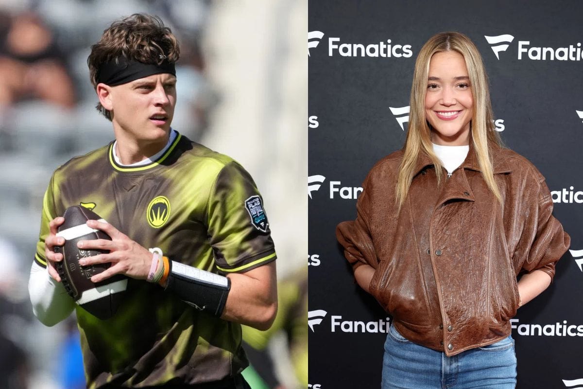 "Red flag behavior," "He's such a dork": NFL fans rip Joe Burrow for "ignoring" Olivia Ponton after flag football game