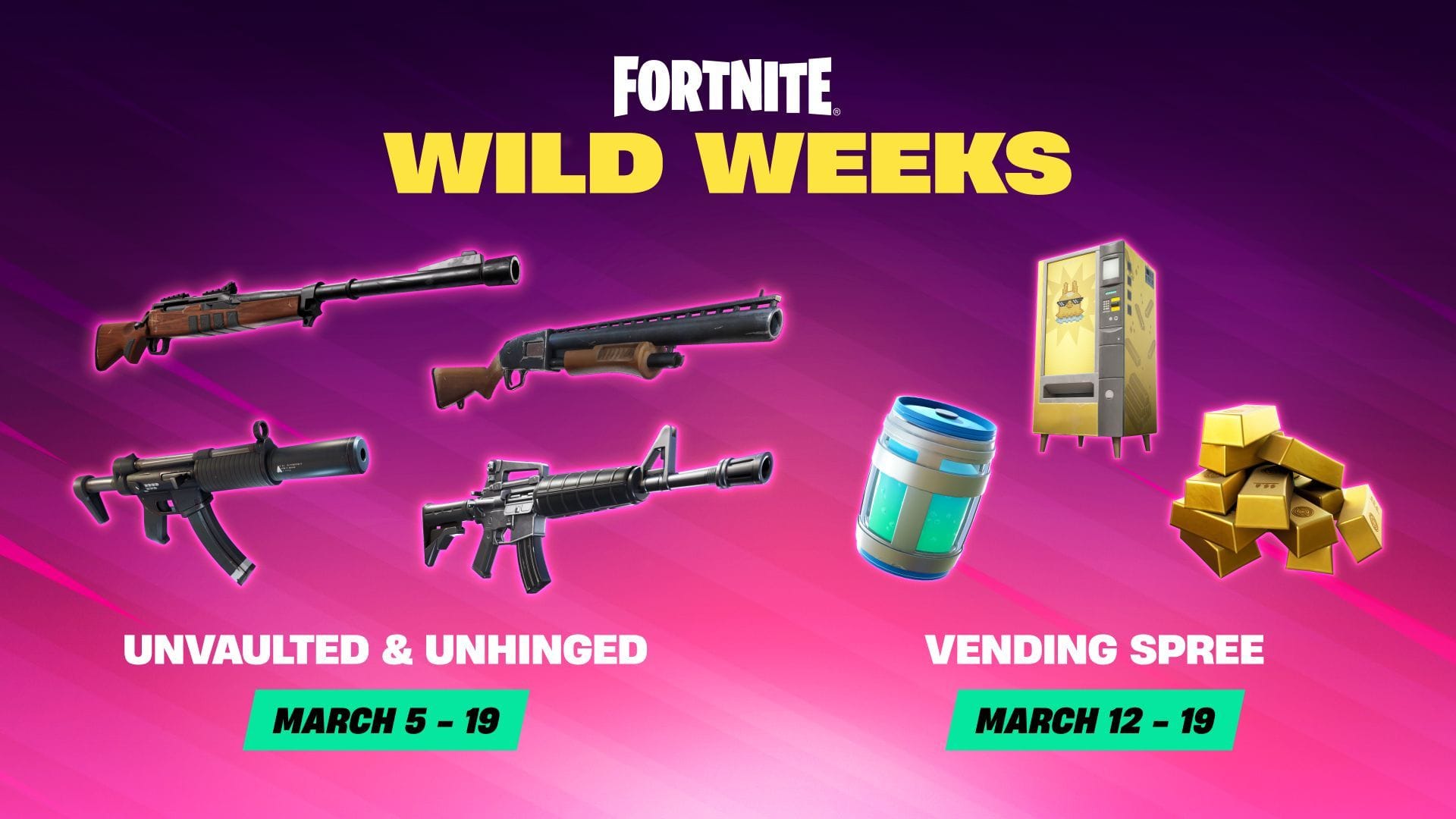 Fortnite Chapter 7 Wild Weeks: Everything you need to know