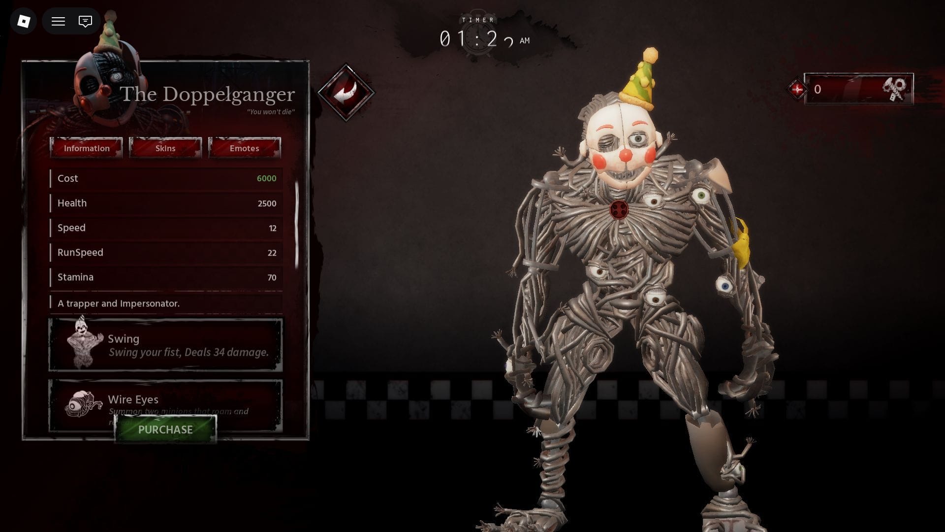 The Doppelganger requires patience and precision to be effective (Image via Roblox)