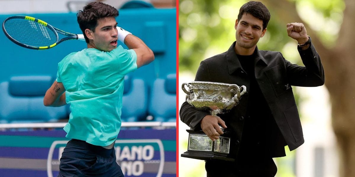 Carlos Alcaraz's new tattoo to celebrate Australian Open win finally revealed at Miami Open