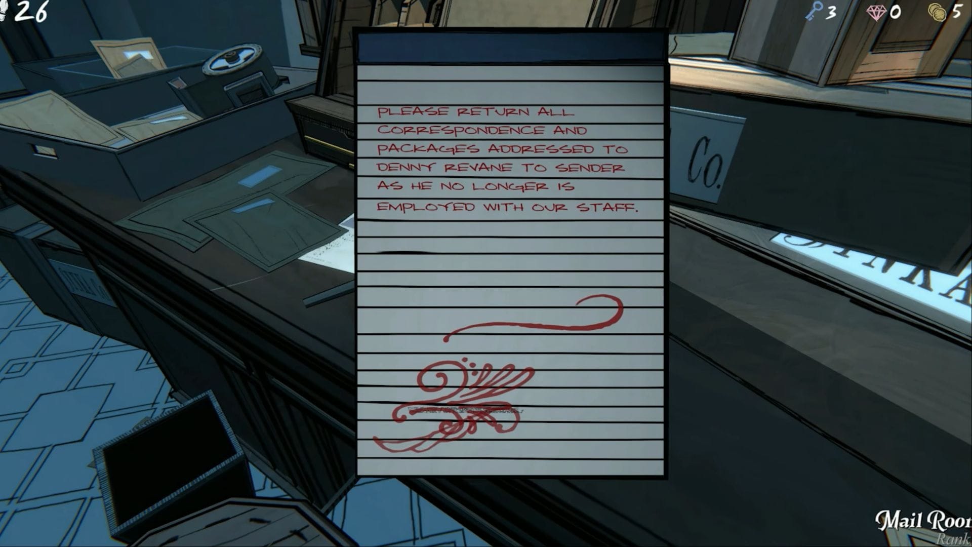 Chart your own way through this maze-like manor's 45 rooms (Image via Raw Fury)