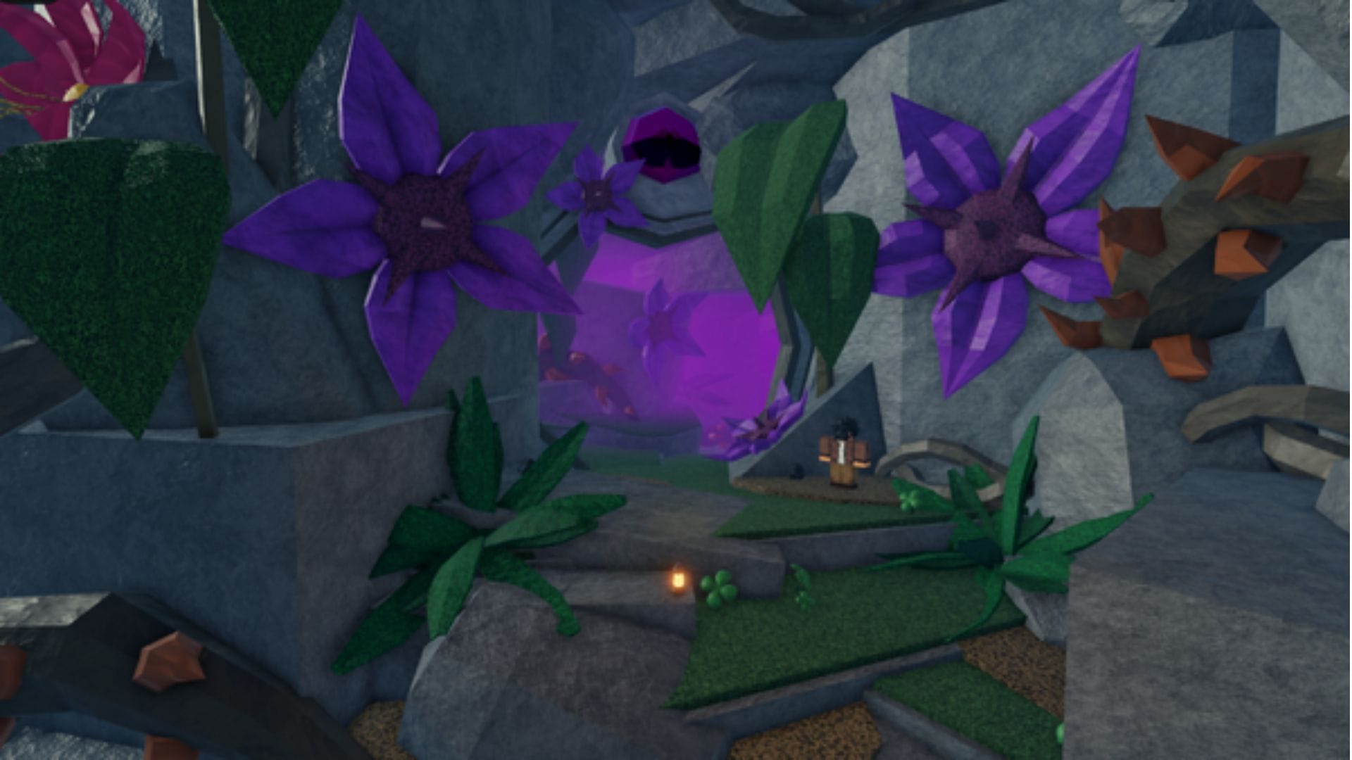 Entrance to the Toxic Grove (Image via Roblox || Fischipedia)