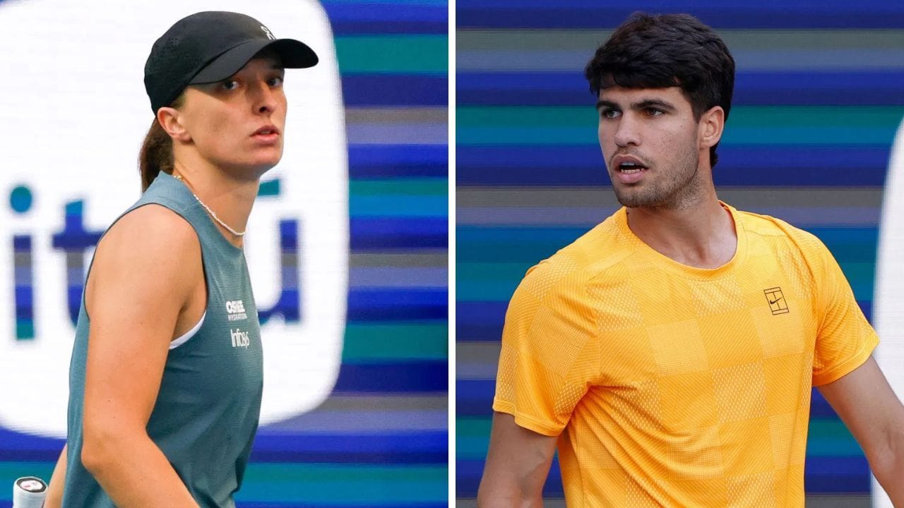 Carlos Alcaraz & Iga Swiatek get much-needed messages after Miami Open shock losses from Serena Williams' ex-coach
