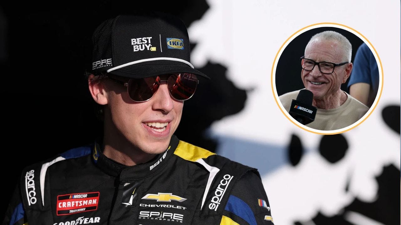 Mark Martin leads the standing ovation for Carson Hocevar as he rallies from rear to a top five: “Bravo young man”