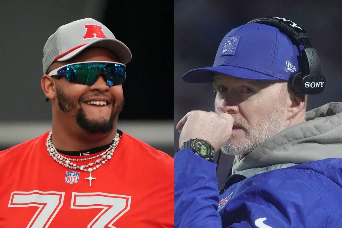 "Going to be full-blown circus," "Gonna backfire BIGLY": NFL fans rip Dion Dawkins for shading Sean McDermott