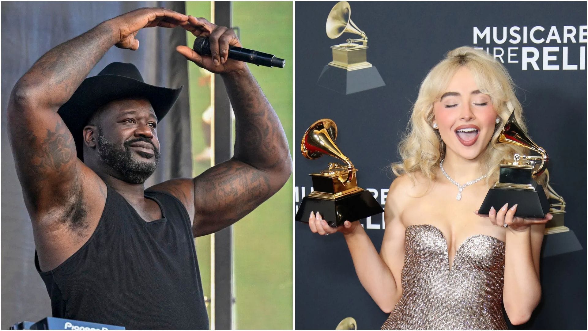 "Diesel has way more game than that": Shaquille O'Neal breaks silence on Sabrina Carpenter DM drama in classic fashion