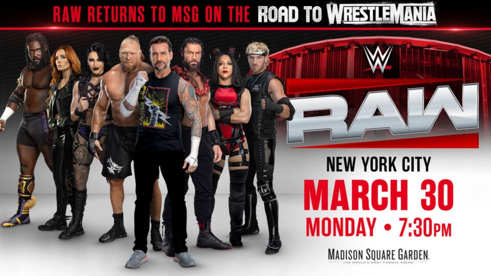 Huge title match announced for RAW at MSG