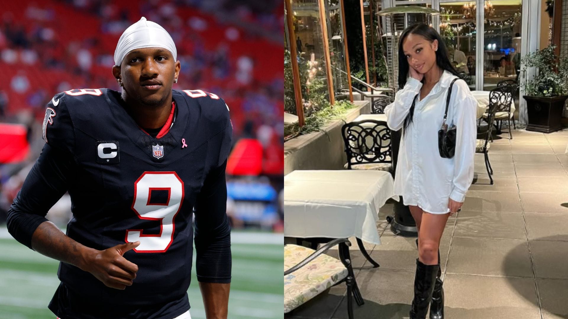 Michael Penix Jr's fiancée Olivia Carter celebrates bachelorette party at nightclub ahead of wedding with Falcons QB