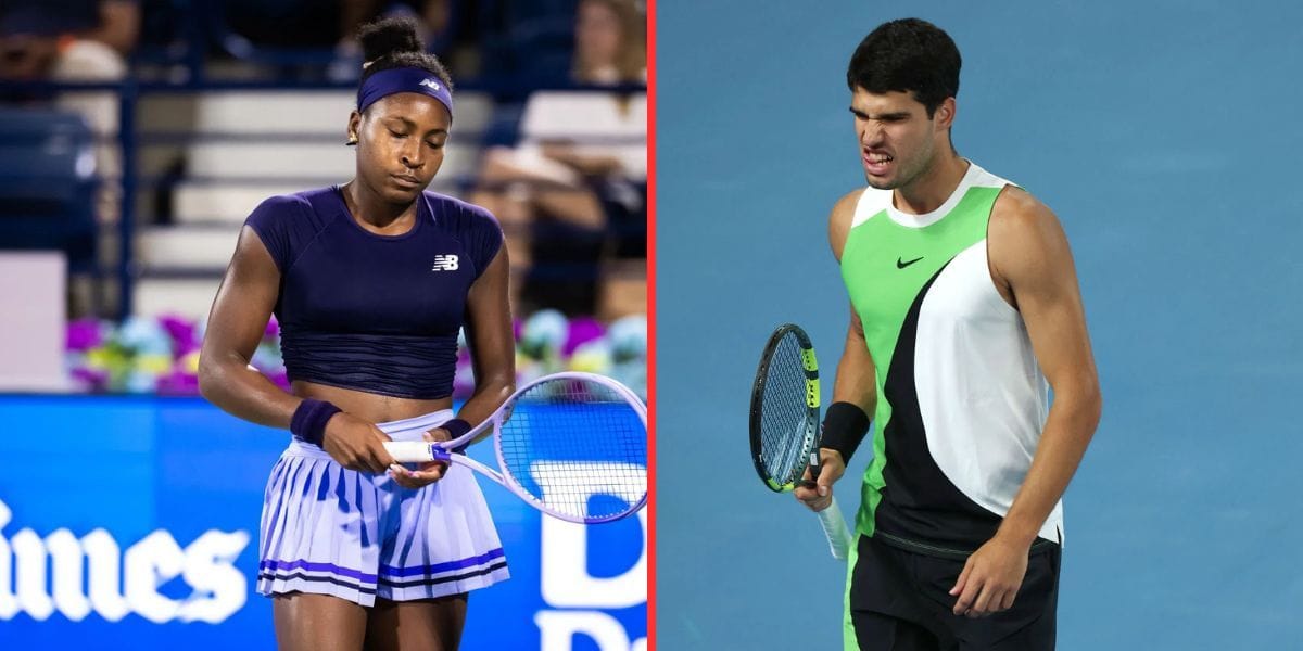 "Just cancel the Miami Open" - Coco Gauff & Carlos Alcaraz fans give up after playing conditions become apparent in practice