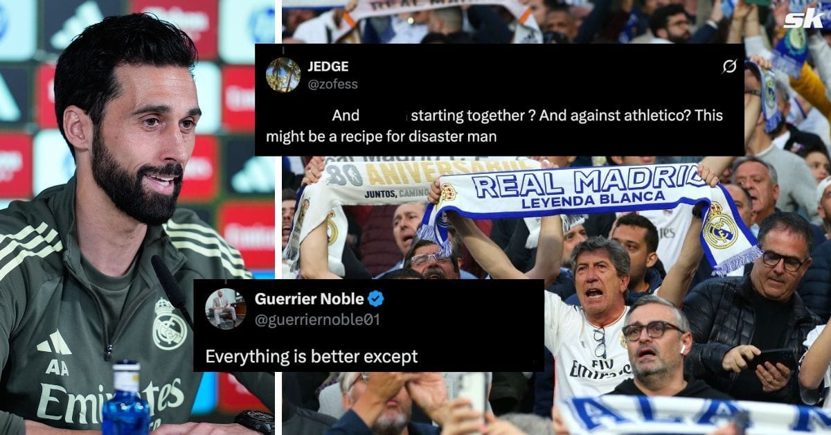 “Recipe for disaster” - Real Madrid fans express concern about 2 players being part of starting line-up vs Atletico 