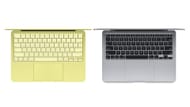 Apple MacBook Neo vs M1 MacBook Air (Image via Apple)