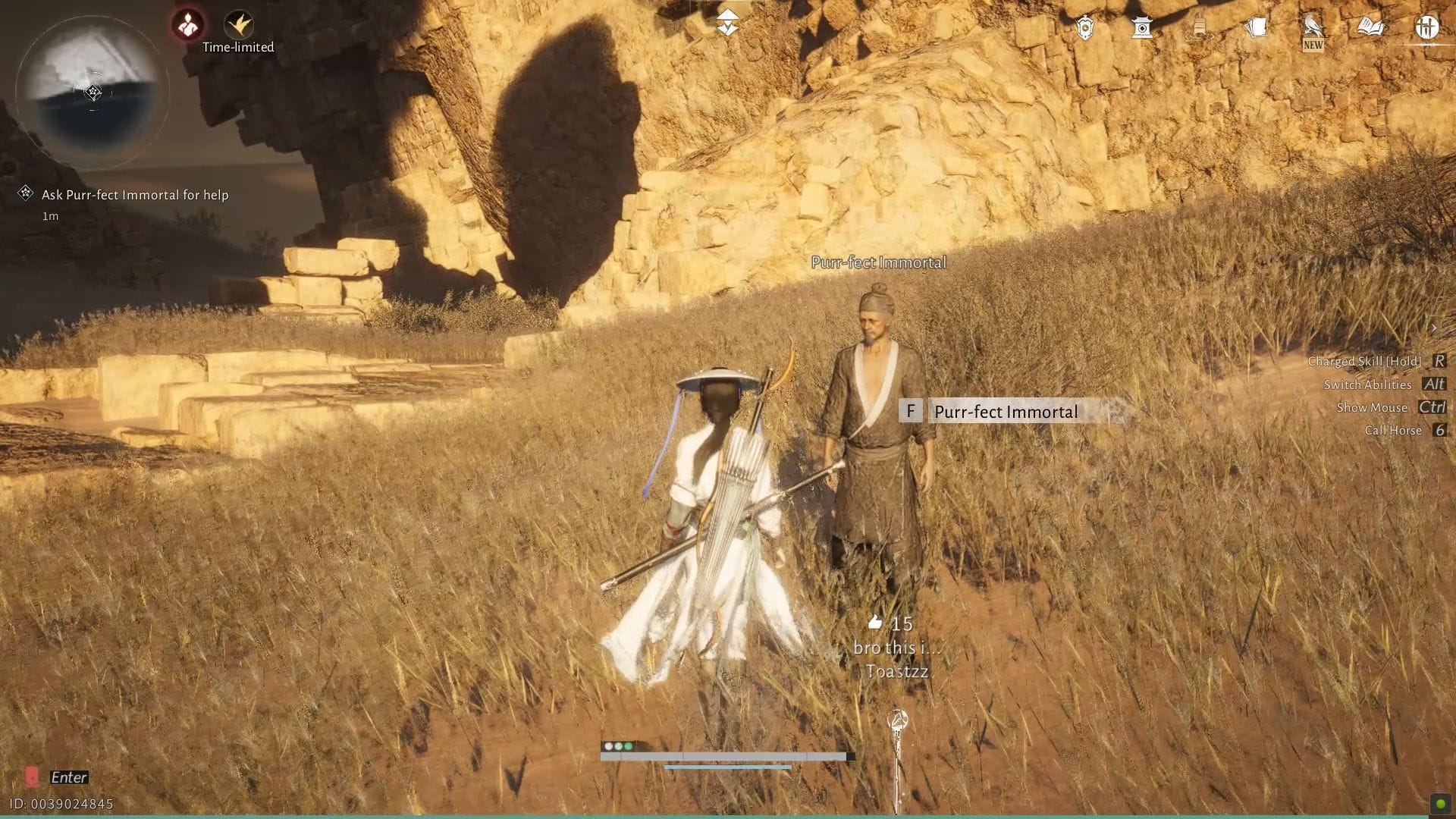 Speak with the old man (Image via NetEase)