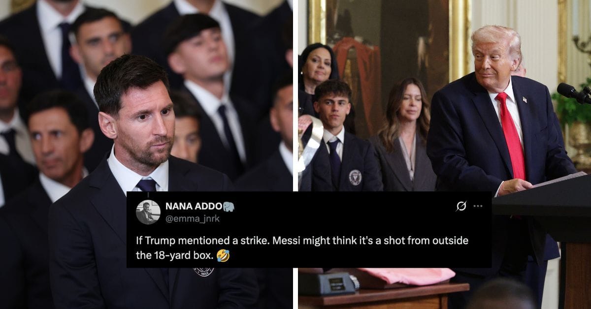 “Man was only born to play football” - Lionel Messi reaction to Donald ...