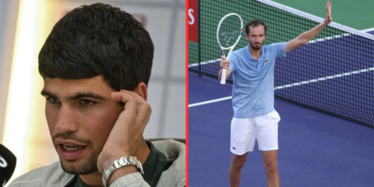 "I just have to accept it" - Carlos Alcaraz 'tired' of rivals peaking against him, surprised by Daniil Medvedev's aggression at Indian Wells