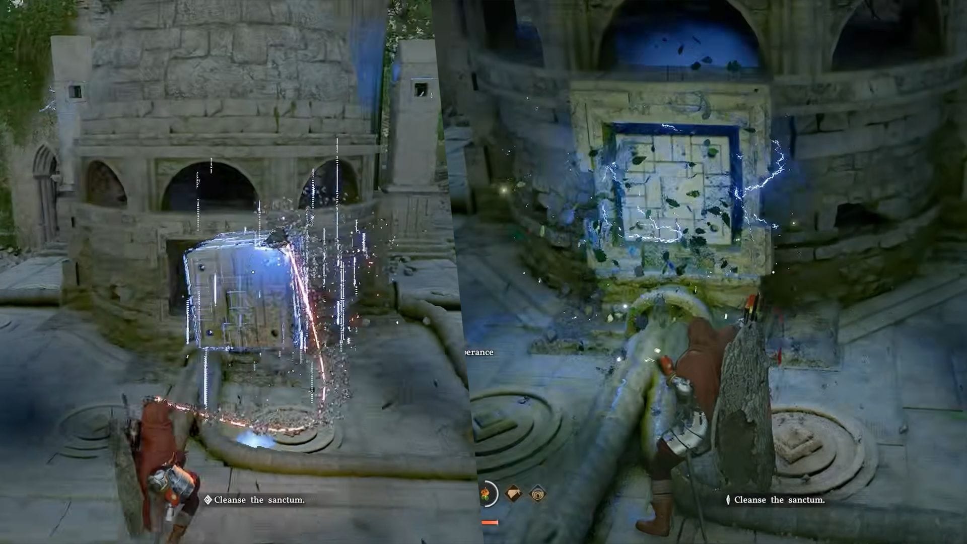 Slot in the Fusion Core in the machine using Force Palm (Image via Pearl Abyss)