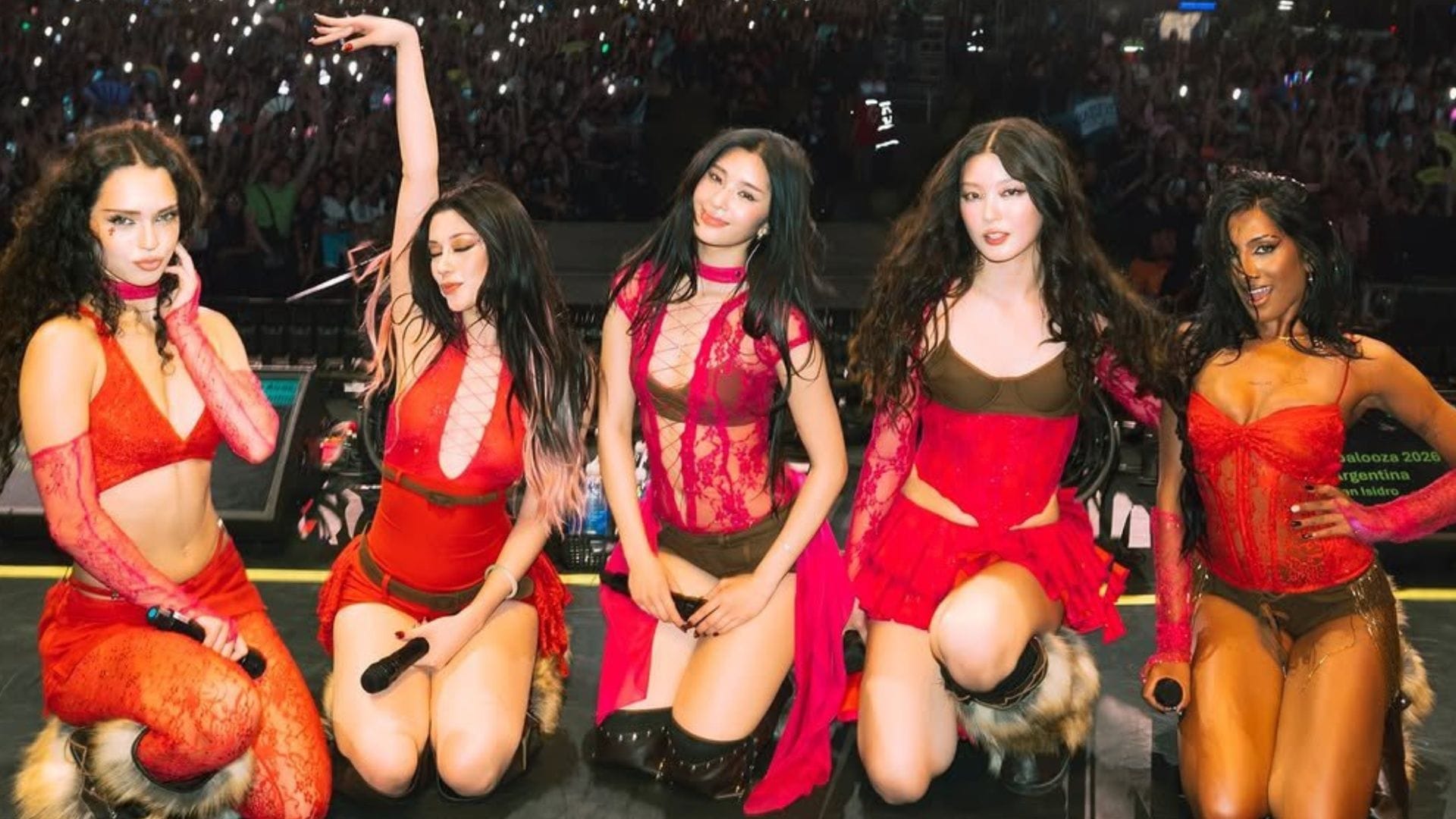 “This is DISGUSTING”- Fans slam Urbana Play FM over Lollapalooza Argentina post crossing out KATSEYE's Manon’s face