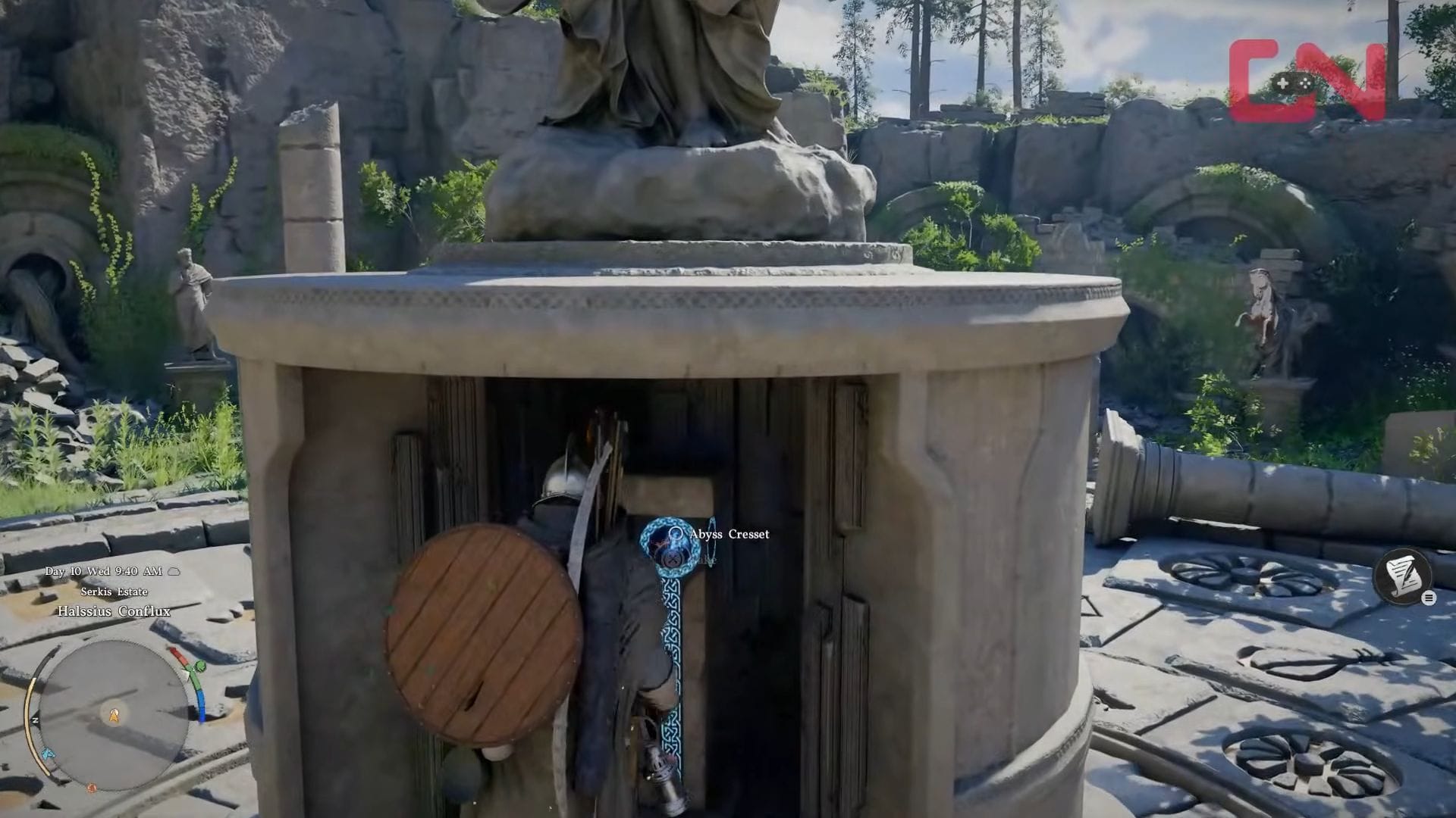 Getting the Abyss Cresset (Image via Pearl Abyss || YouTube/@GosuNoob)