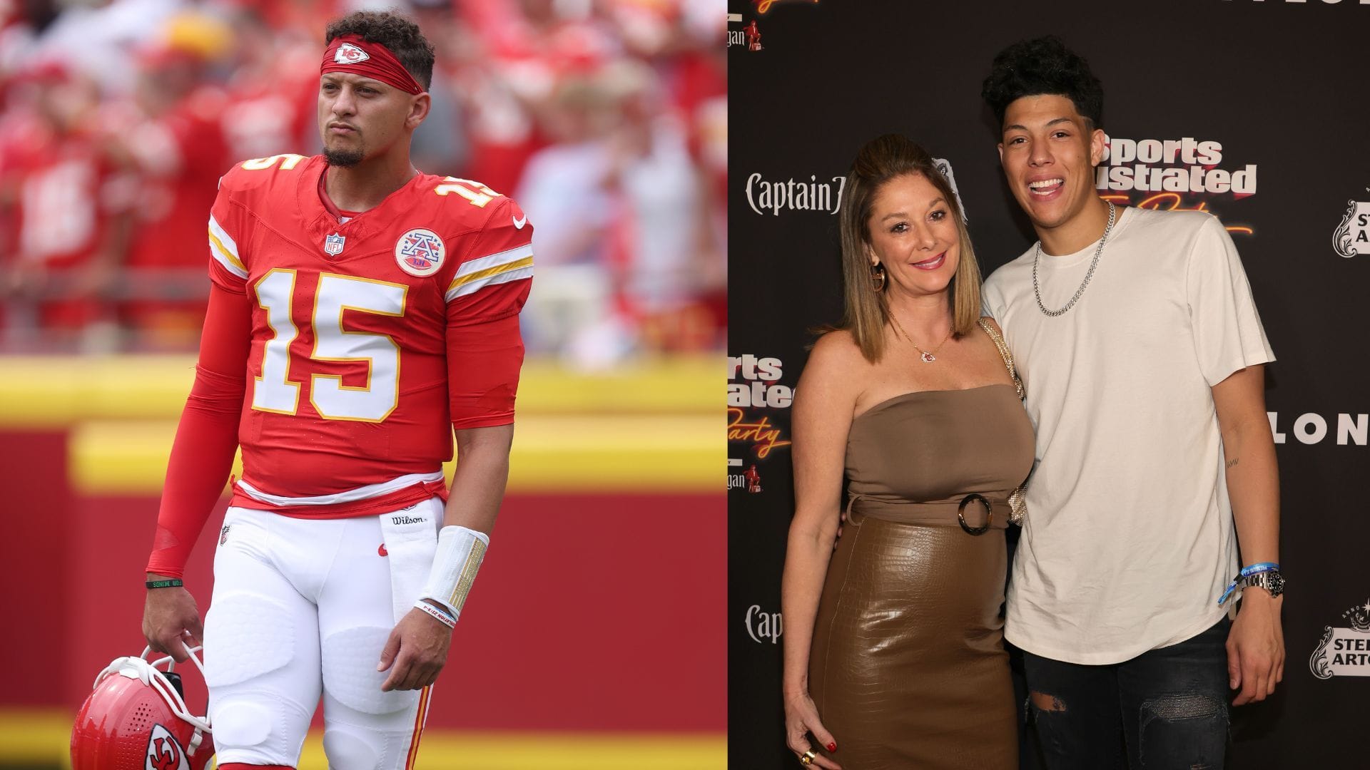 Patrick Mahomes’ mom Randi reacts as Jackson Mahomes shares childhood ...