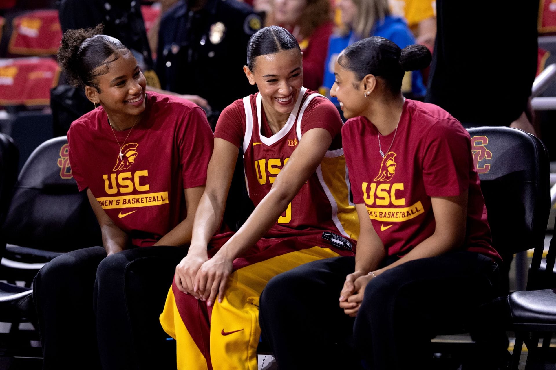 USC star JuJu Watkins drops 2-word reaction as Jazzy Davidson & squad dominate Clemson & gears up for Second Round