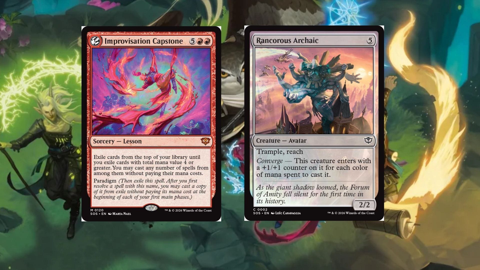 Paradigm and Converge are some pretty fantastic mechanics for this upcoming set (Image via Wizards of the Coast)