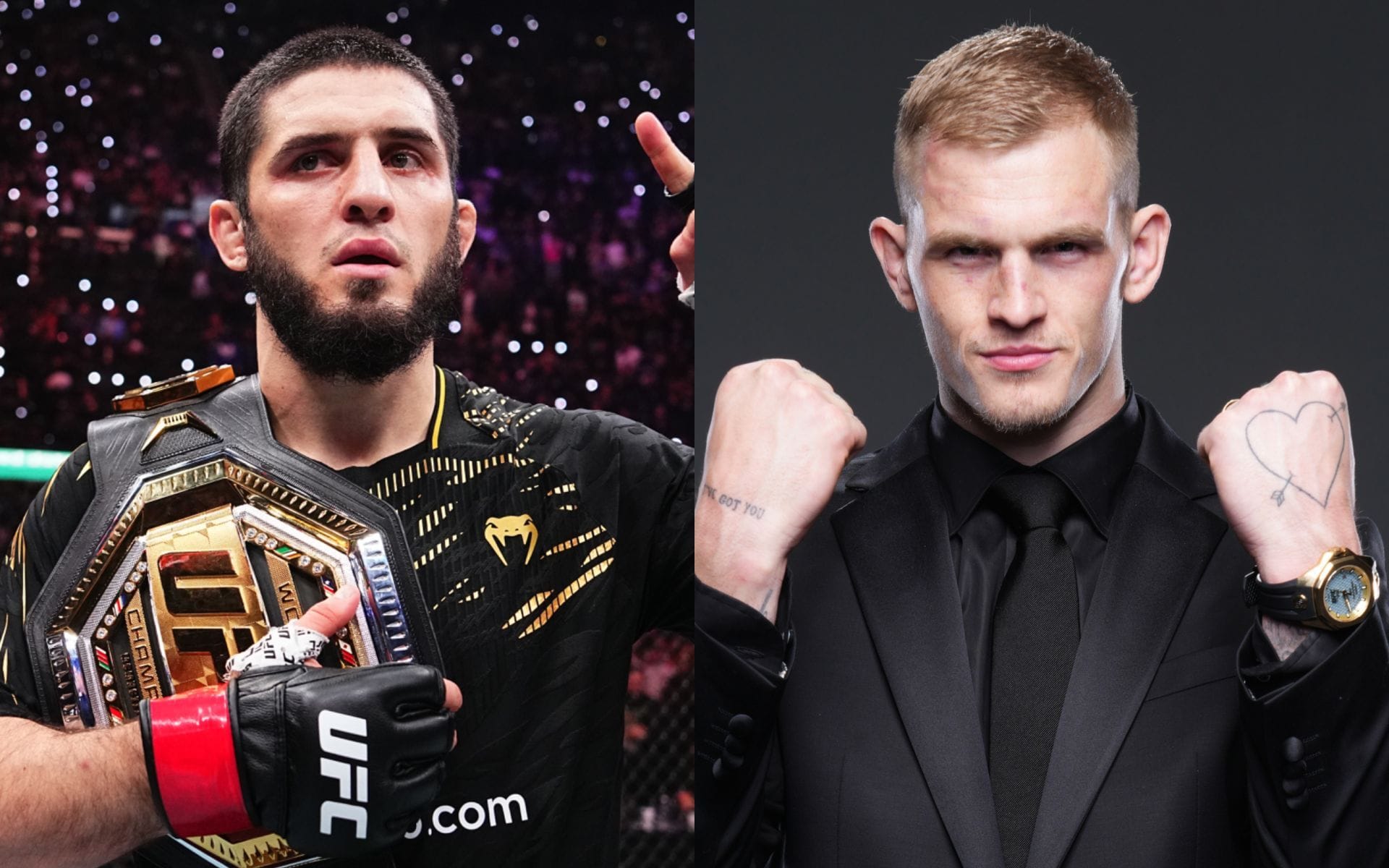 "I think it's just excuses" - Ian Machado Garry believes Islam Makhachev faking hand injury to avoid title defense