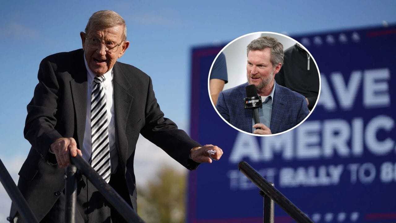 Dale Earnhardt Jr. pays tribute to late Lou Holtz, reveals coach helped DEI heal after Dale Sr.'s tragic passing