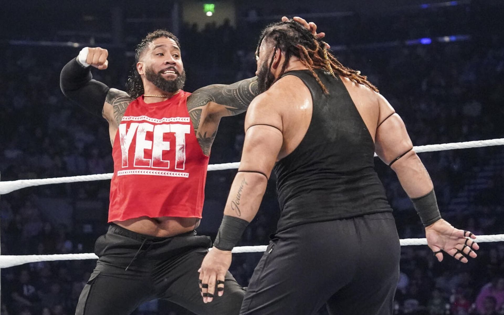 Jey Uso & Jacob Fatu reunite in a huge moment outside of the WWE ring