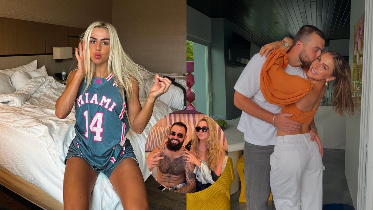 IN PICS: Jake Ferguson’s fiancée Haley Cavinder spotted vacationing with Will Grier & wife Jeanne after bach trip fun
