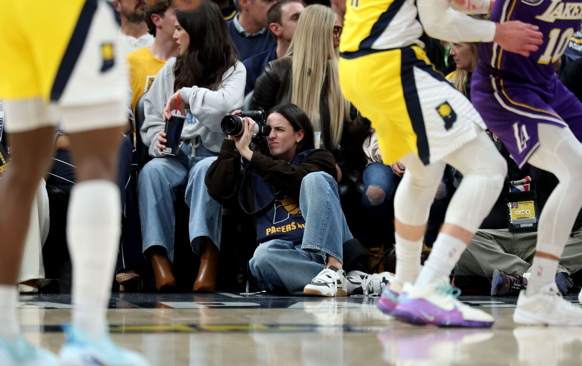 "I swear we made eye contact" - Caitlin Clark Reveals Her NBA GOAT While Recalling Starstruck Moment During Lakers Game