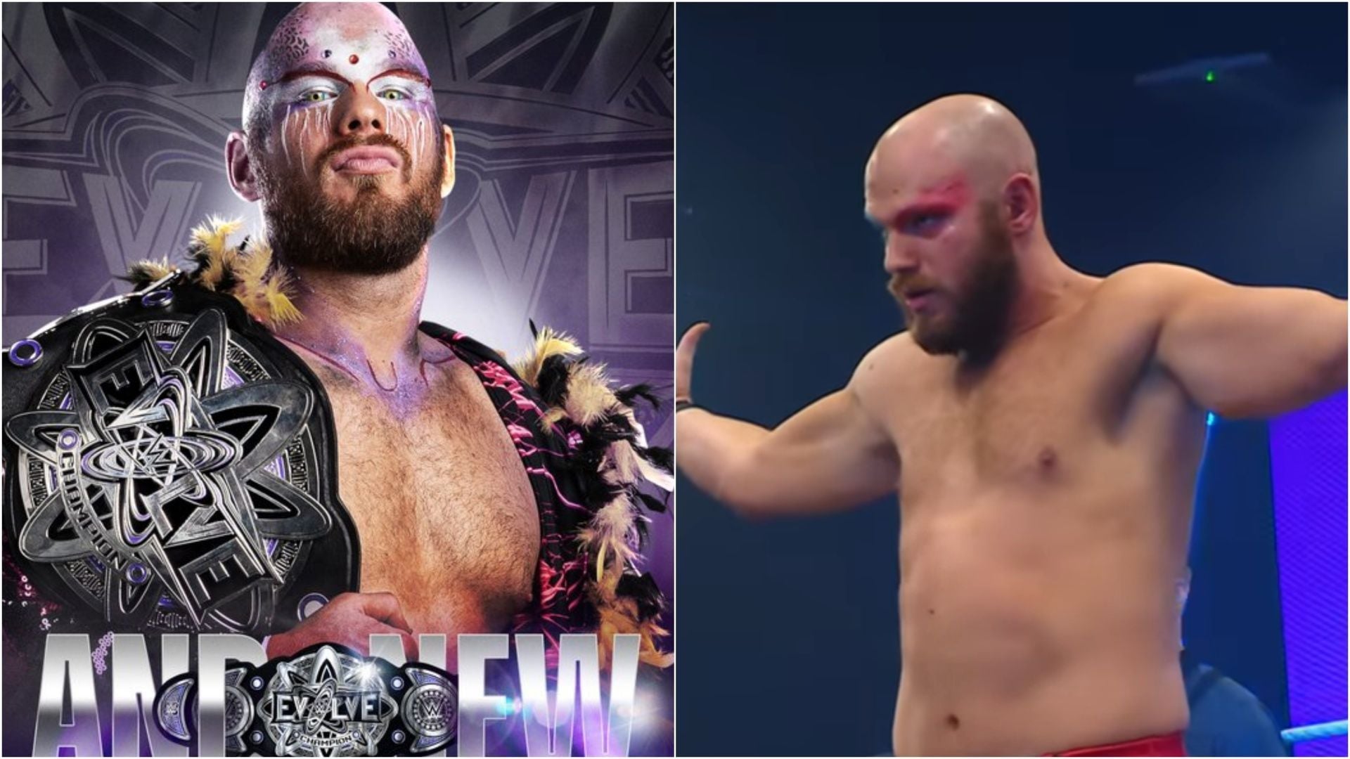 Aaron Rourke Evolve Aaron Rourke breaks silence after winning his first WWE championship