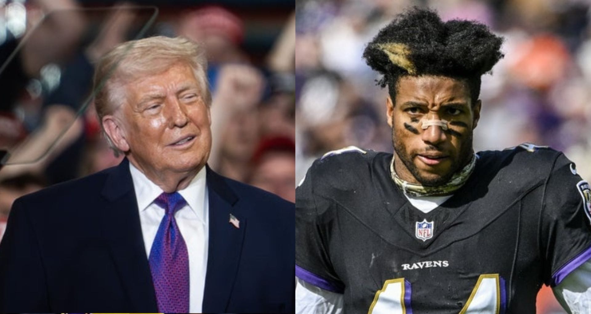 NFL star Marlon Humphrey takes to social media to call on President Trump for a game of golf