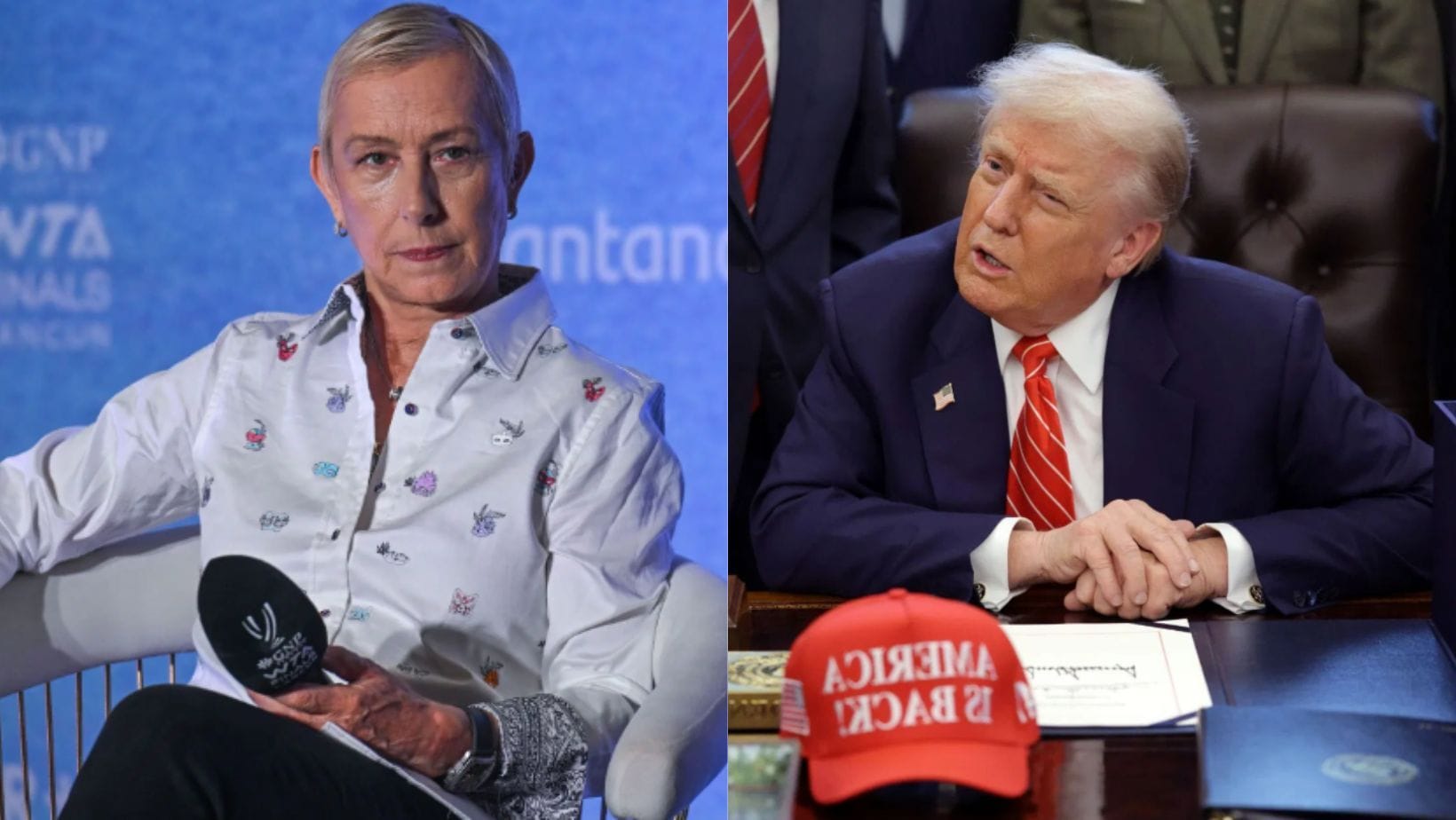 Martina Navratilova reacts in shock after Donald Trump denies knowledge of US responsibility behind Iran school attack that killed 150 girls