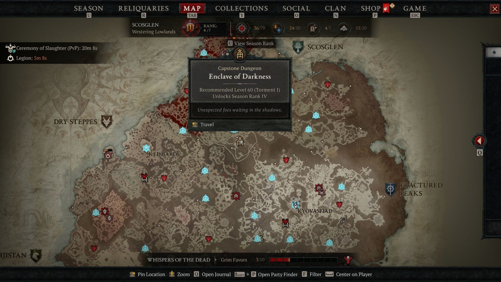Diablo 4: Enclave of Darkness Dungeon Guide