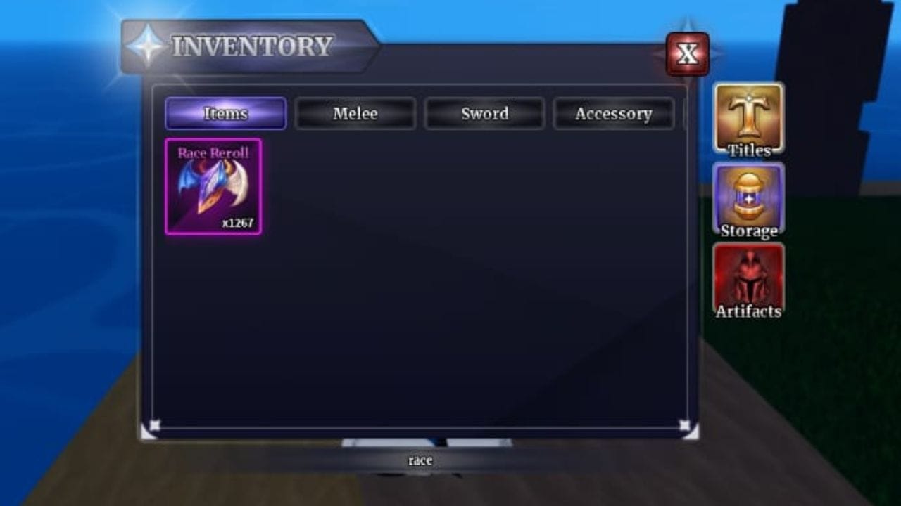 Race Reroll (Image via Roblox)