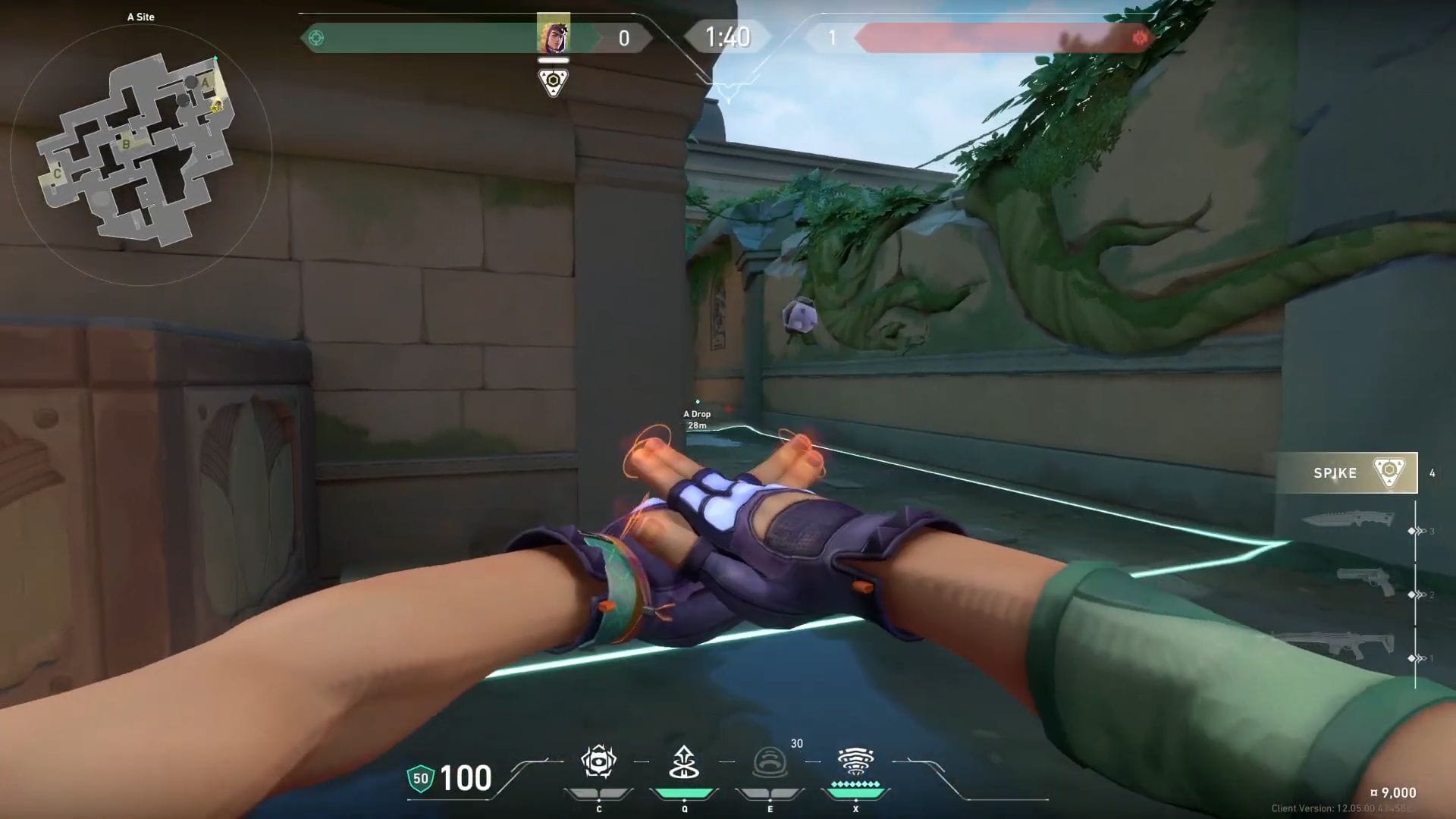 A-Site M-Pulse lineup for A Drop (Image via SK Gaming || Riot Games)