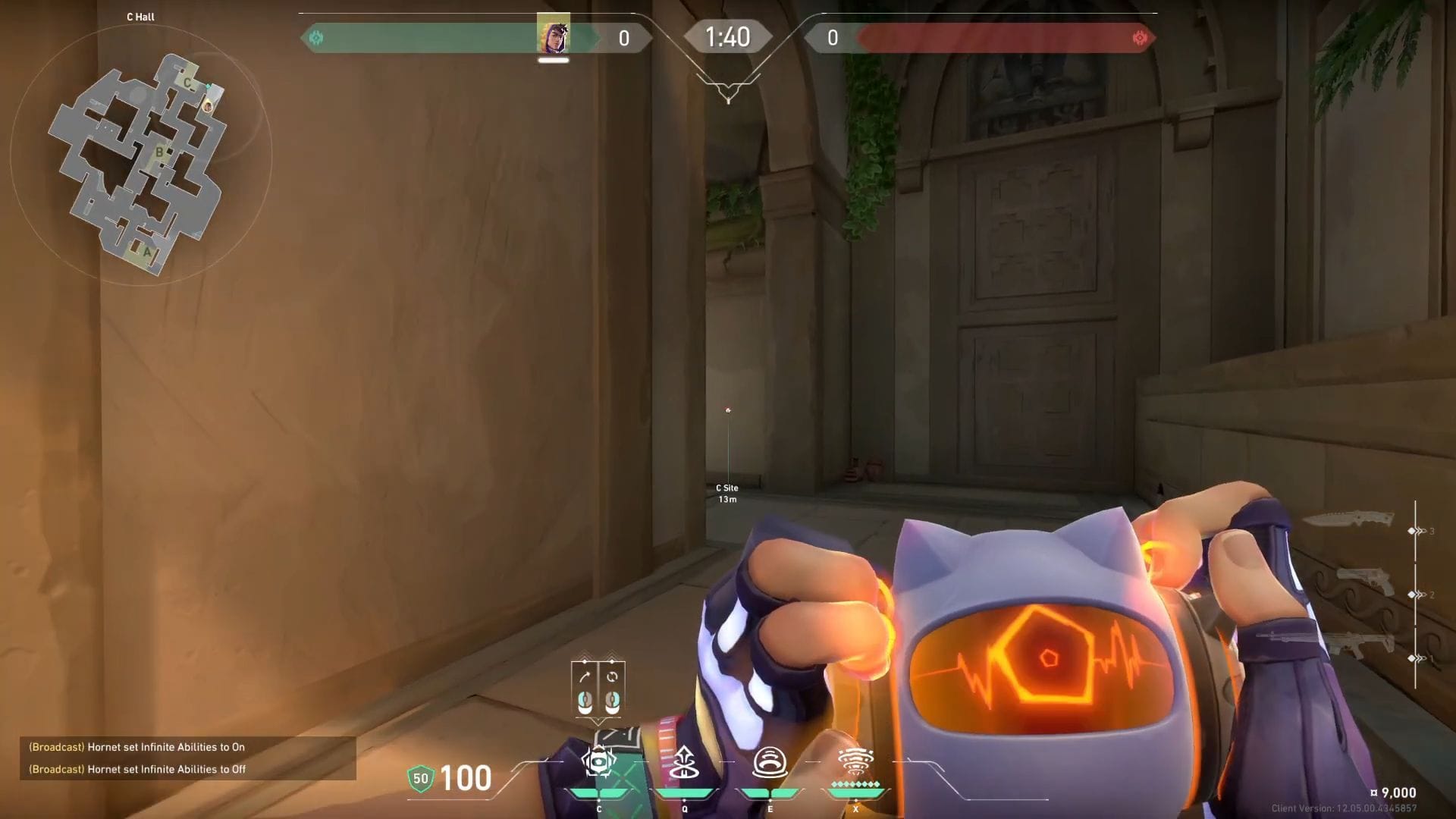 C-Site M-Pulse defending lineup from C Link (Image via SK Gaming || Riot Games)