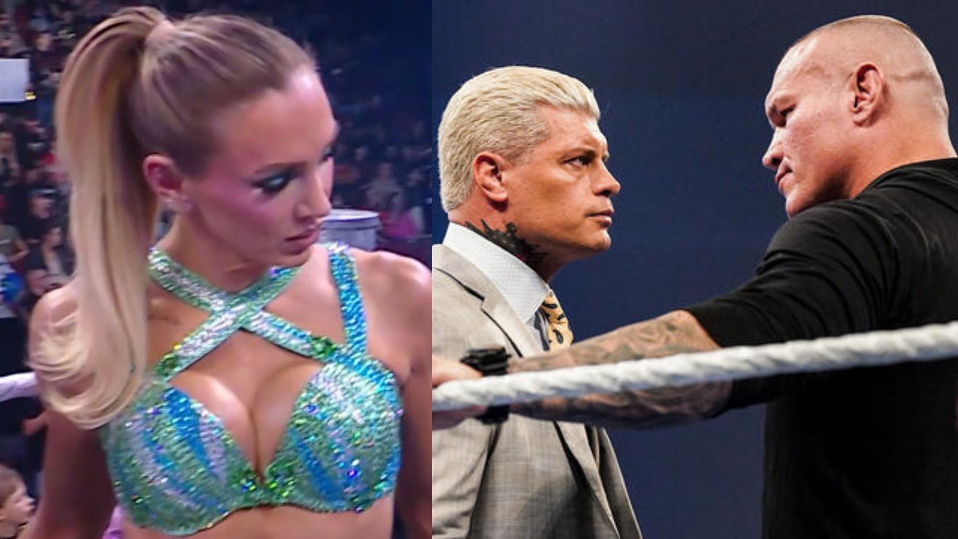 Charlotte Flair reacts after Randy Orton's betrayal of Cody Rhodes on WWE SmackDown; sends a message to Kim Orton