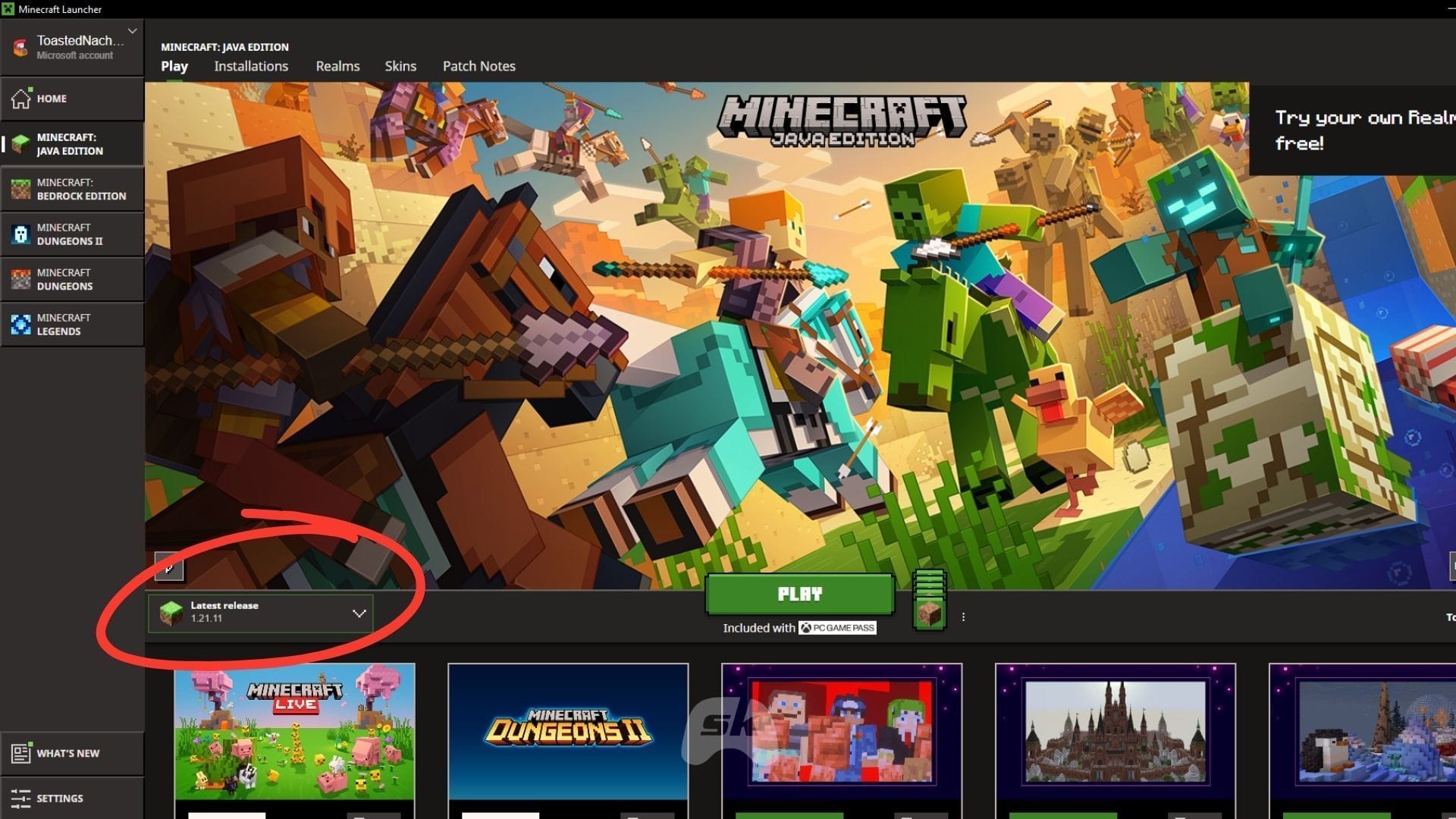 How to download Minecraft 26.1 update for Java Edition