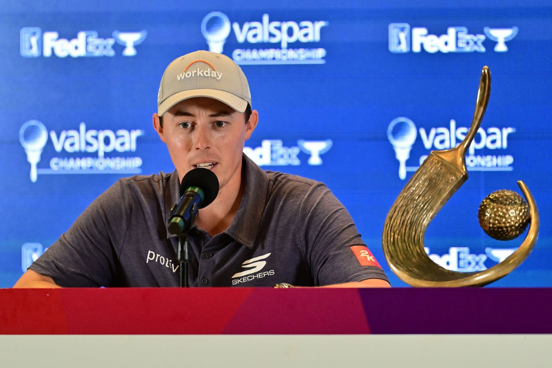 Matt Fitzpatrick calls out playing partner over 'frustrating' slow play despite winning Valspar Championship