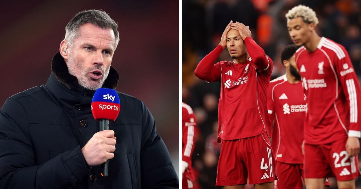 “This is an absolute disaster” - Jamie Carragher makes feelings clear about Liverpool after draw against Spurs