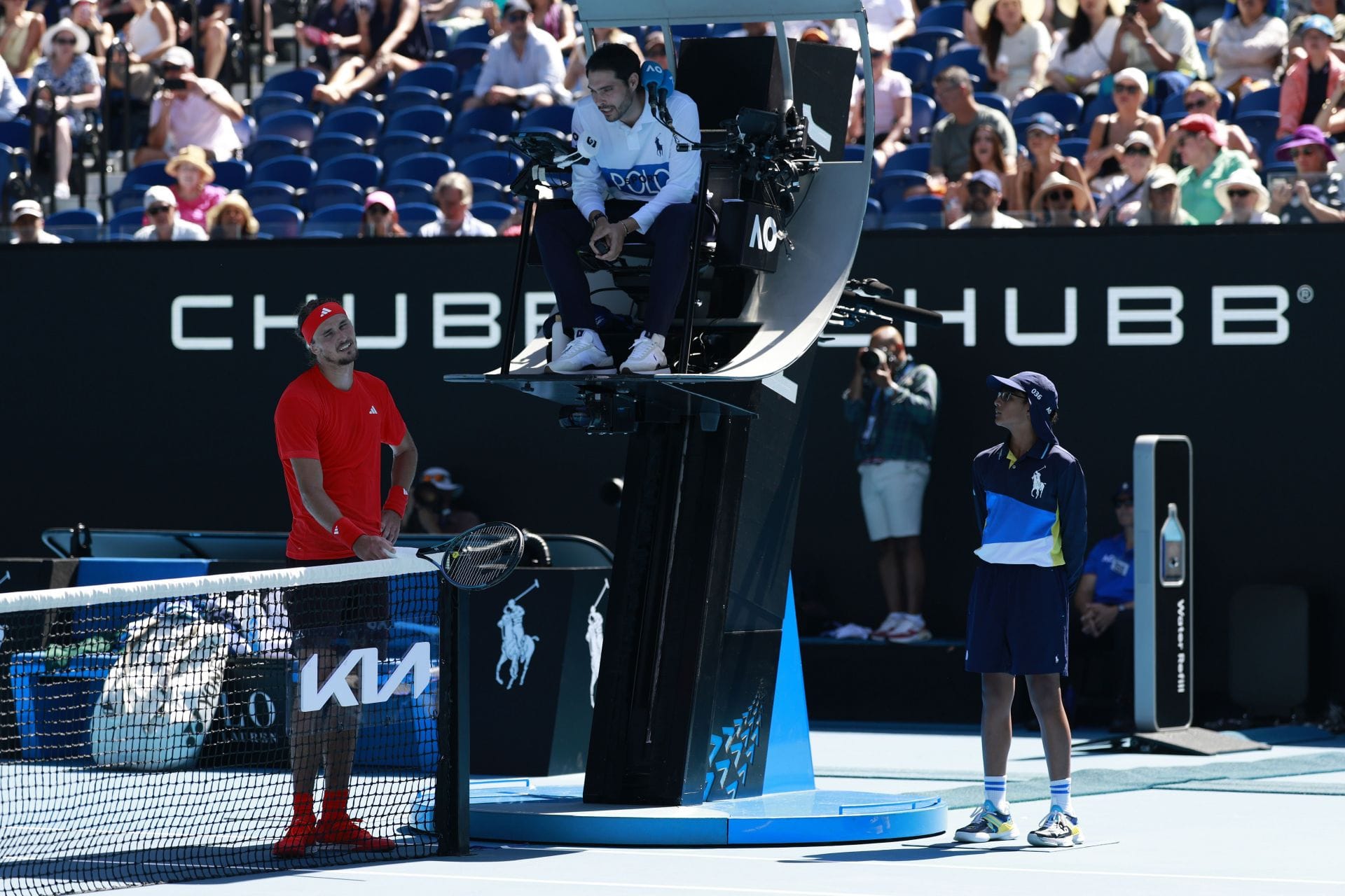 What happened to Alexander Zverev in Miami Open SF vs Jannik Sinner today? All about the time violation & German's protest against umpire
