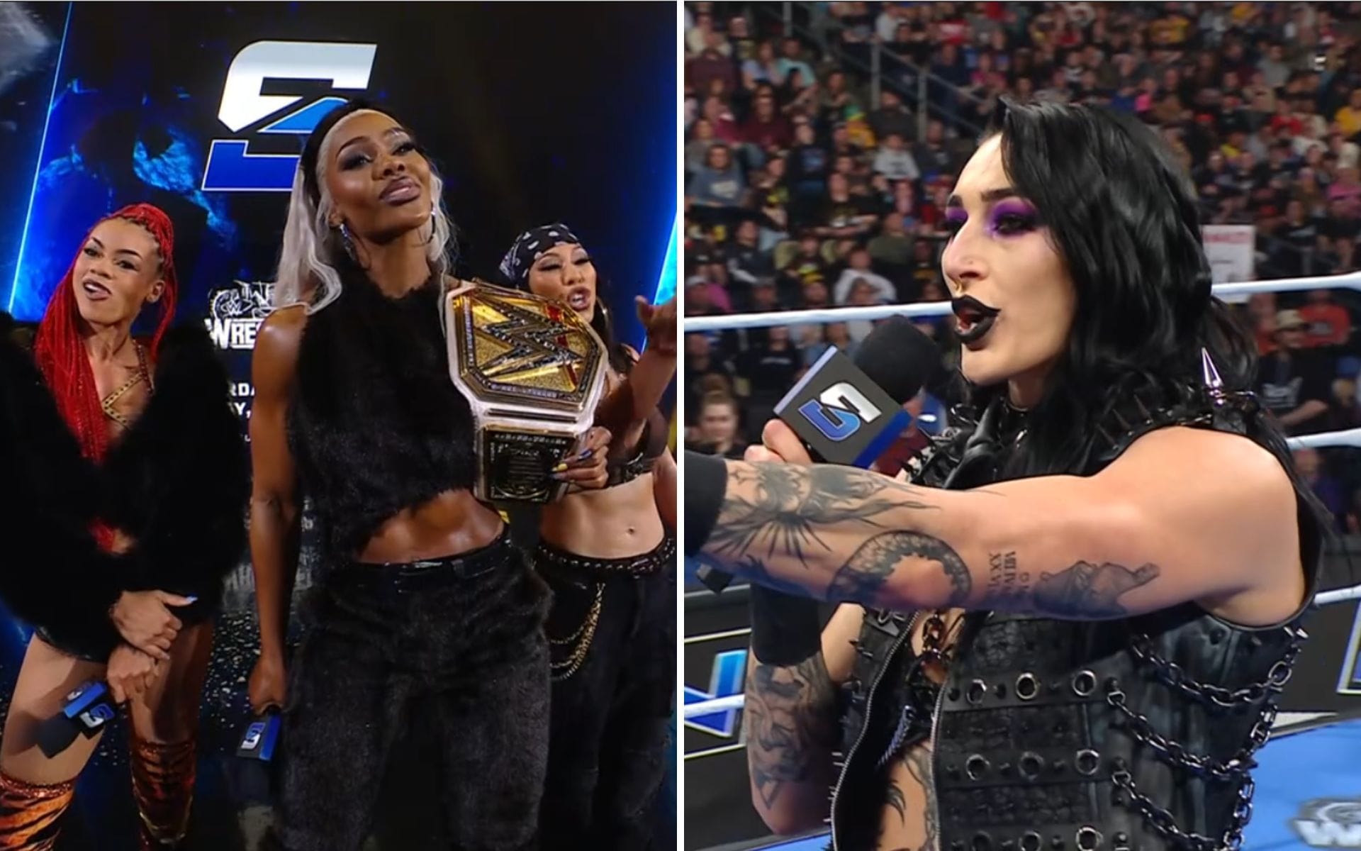 First-time-ever match for Rhea Ripley on SmackDown ends within a minute