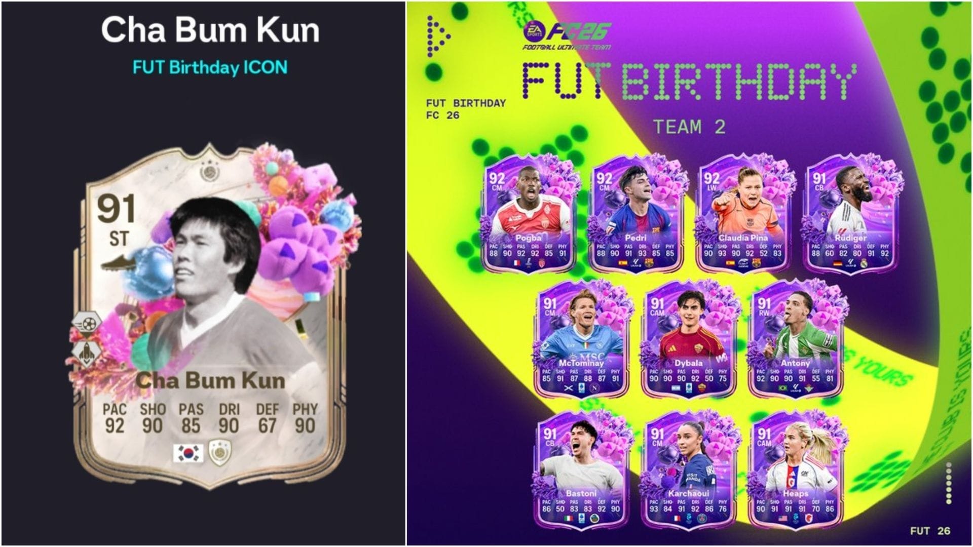 EA FC 26 Cha Bum Kun FUT Birthday Icon SBC: The South Korean legend receives a massive upgrade in Ultimate Team