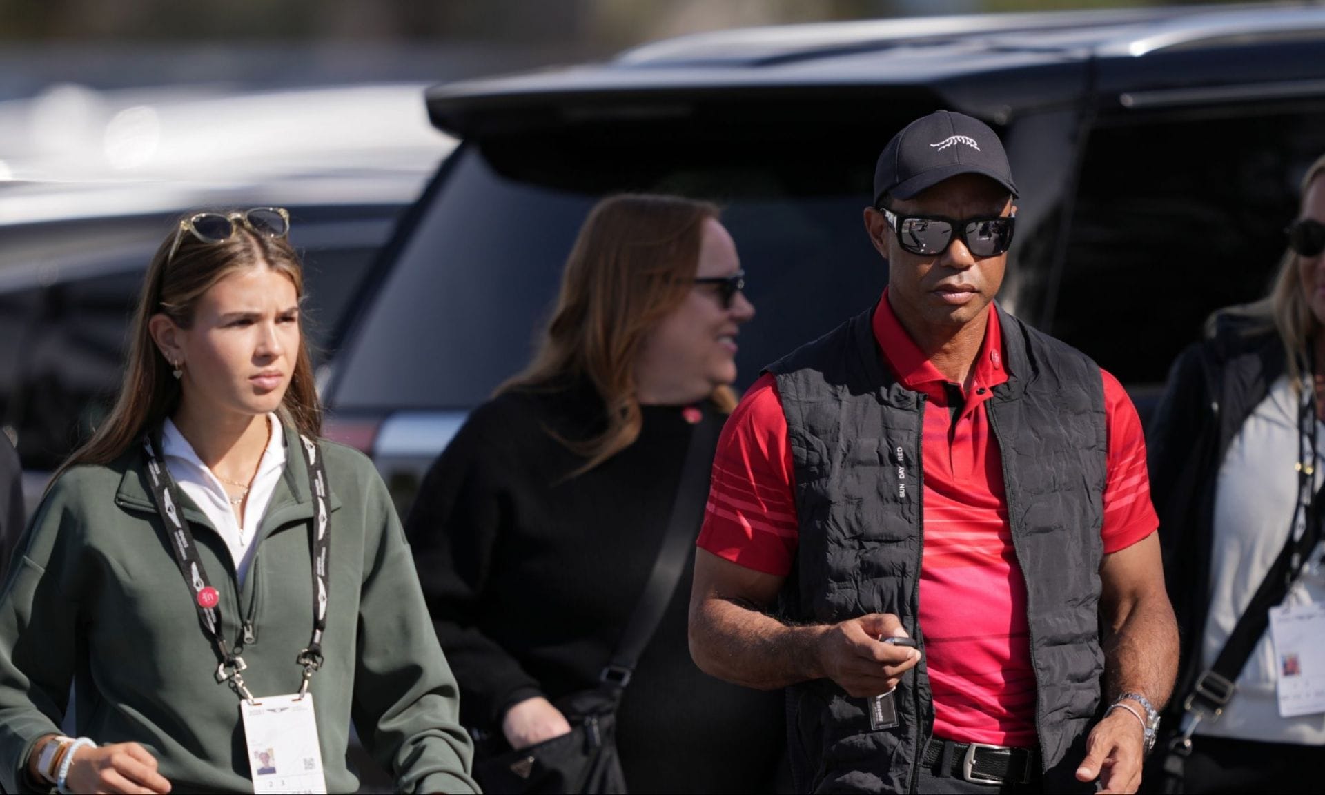 Kai Trump spotted with Tiger Woods 