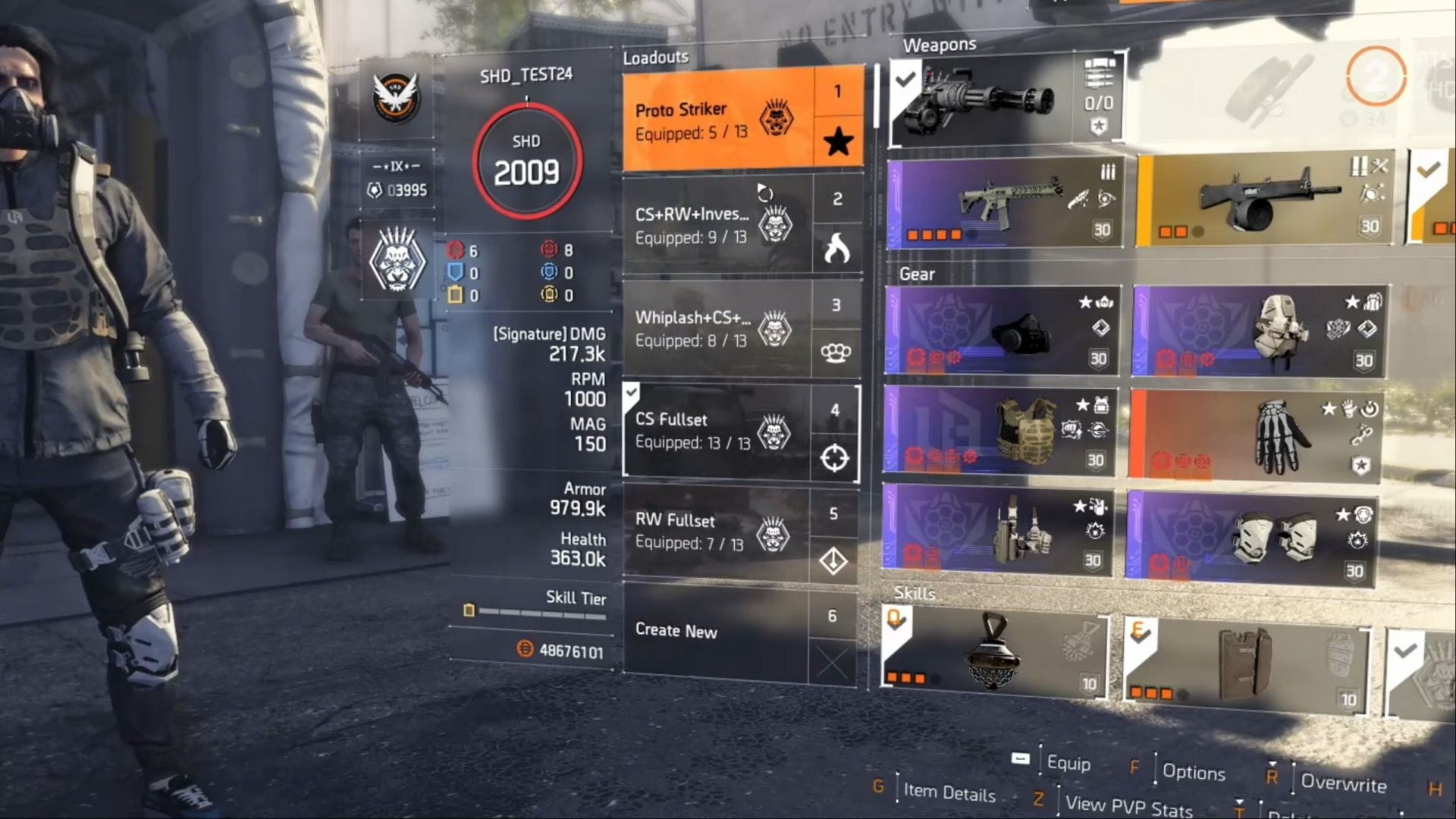 Prototype gear system explained in The Division 2 