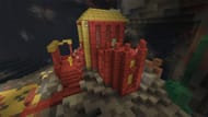 Sulfur and cinnabar blocks made into building blocks (Image via Mojang Studios)