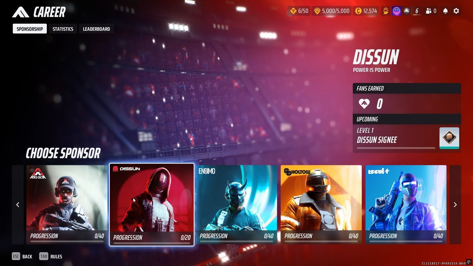 All sponsors in The Finals Season 10