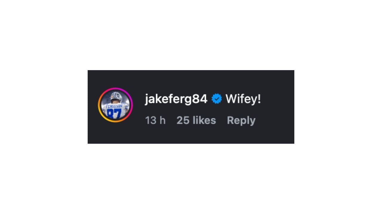 Jake Ferguson reacted to Haley's IG snaps (Image Credit: @haleycavinder/Instagram)